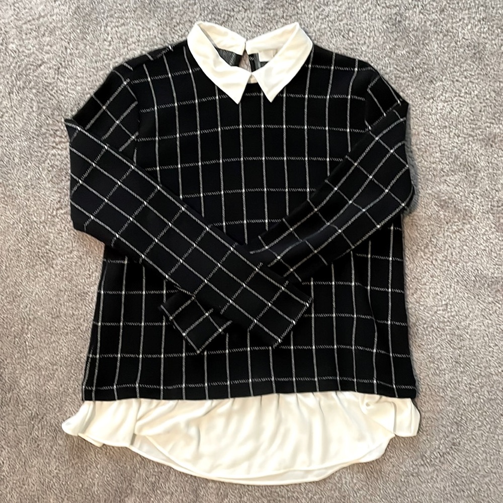 Ann Taylor LOFT Two-in-one Sweater Shirt